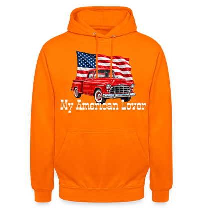 CityShirts - Hoodie - US Car - orange