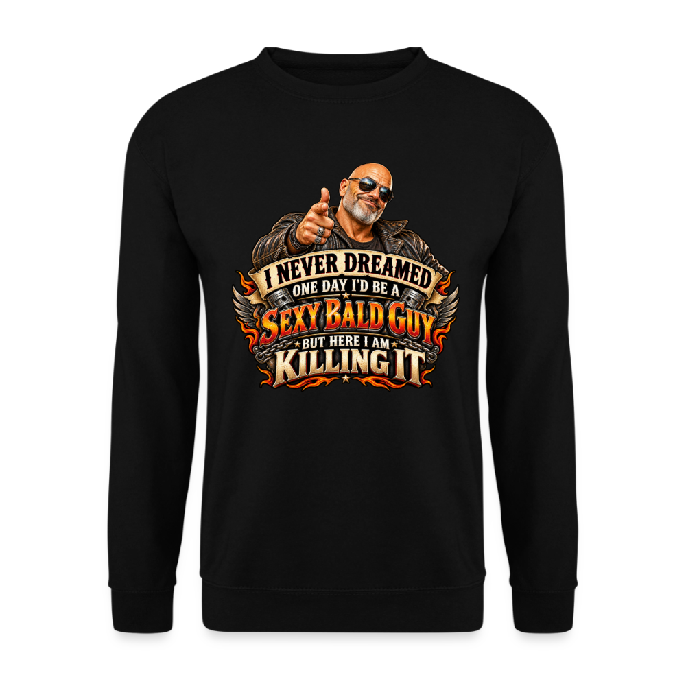 CityShirts - Sweatshirt - Sexy Bald Guy – Killing It - CS008 - sort