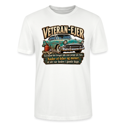 CityShirts - T-shirt - Veteran-ejer - CS017 - hvid