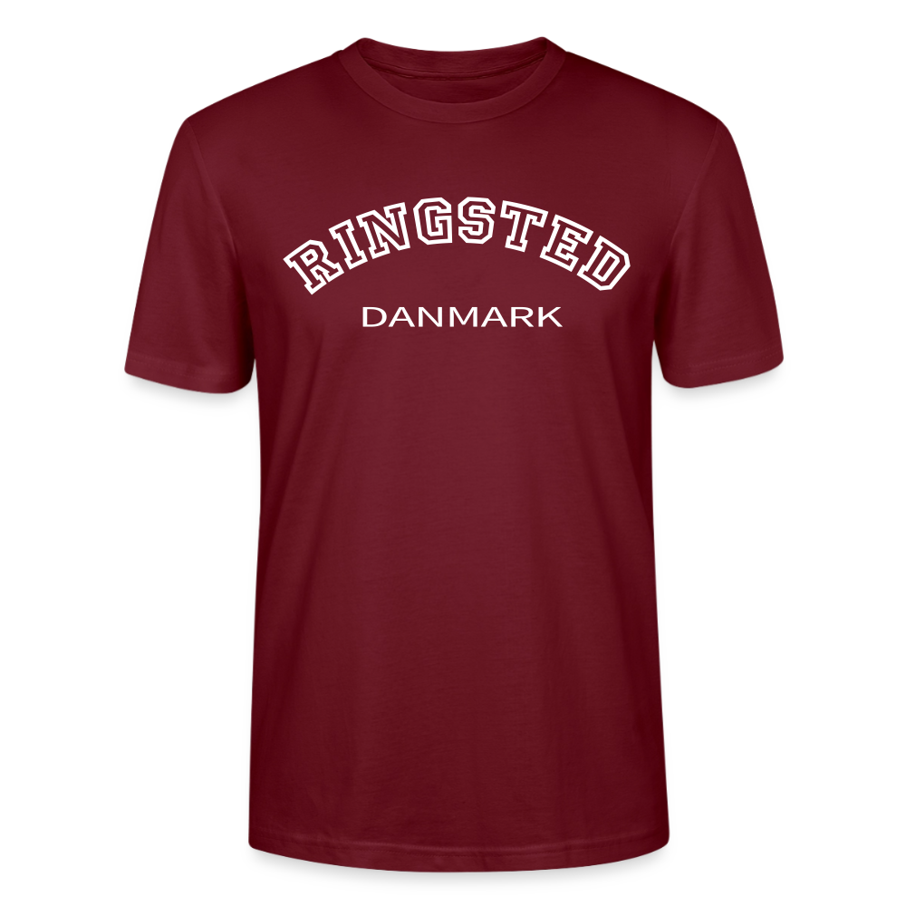 CityShirt - T-shirt - Ringsted - burgunder-rød