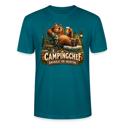 CityShirts - T-shirt - Campingchef – Ansvarlig for ingenting - CS038 - havblå