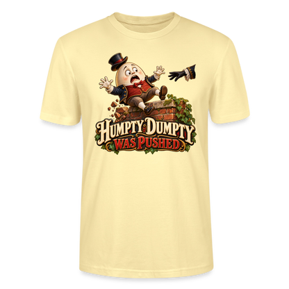 CityShirts - T-shirt - Humpty Dumpty was pushed - CS016 - cremefarvet