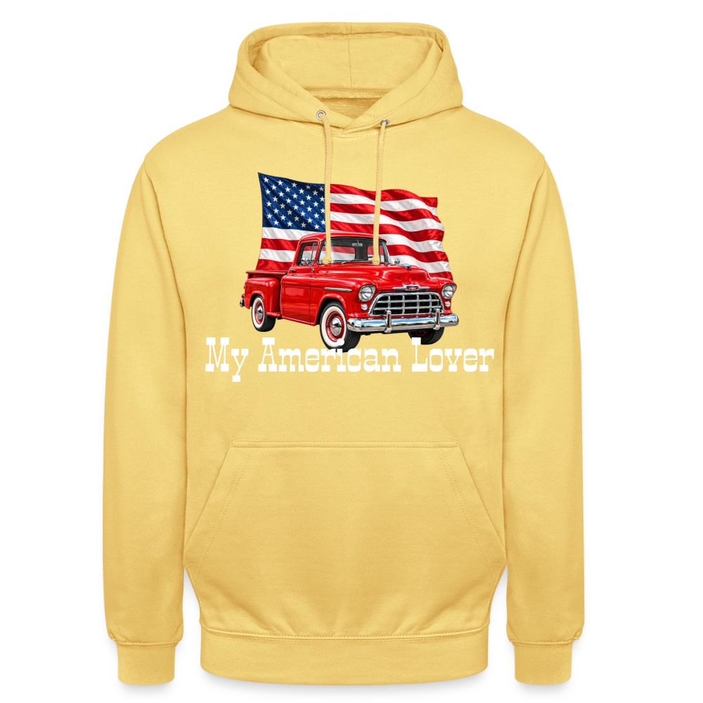 CityShirts - Hoodie - US Car - citrongul
