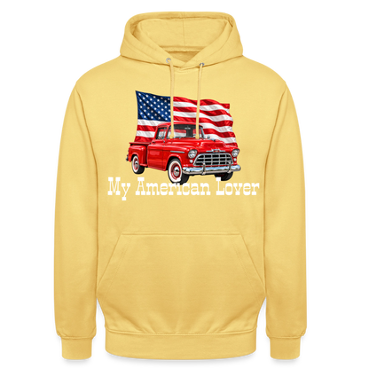 CityShirts - Hoodie - US Car - citrongul