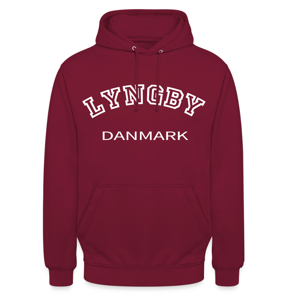 CityShirt - Hoodie - Lyngby - bordeaux