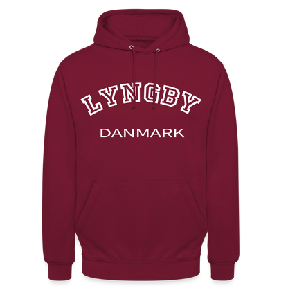 CityShirt - Hoodie - Lyngby - bordeaux