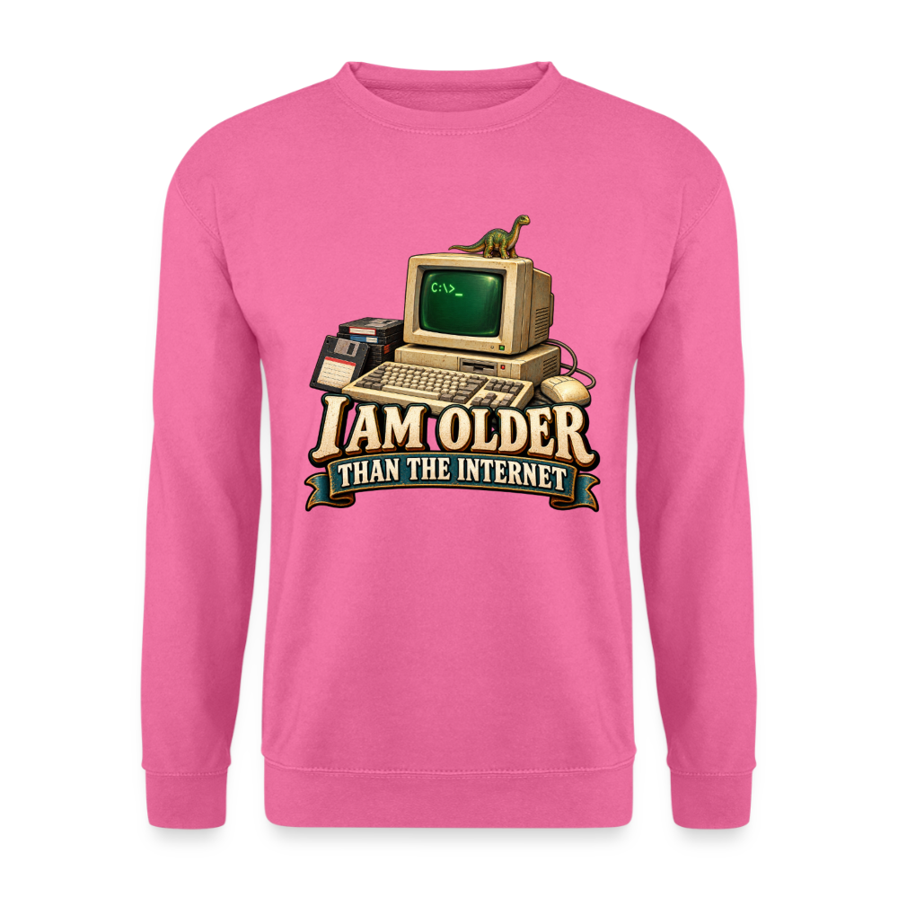 CityShirts - Sweatshirt - I am older than the internet - CS022 - pink