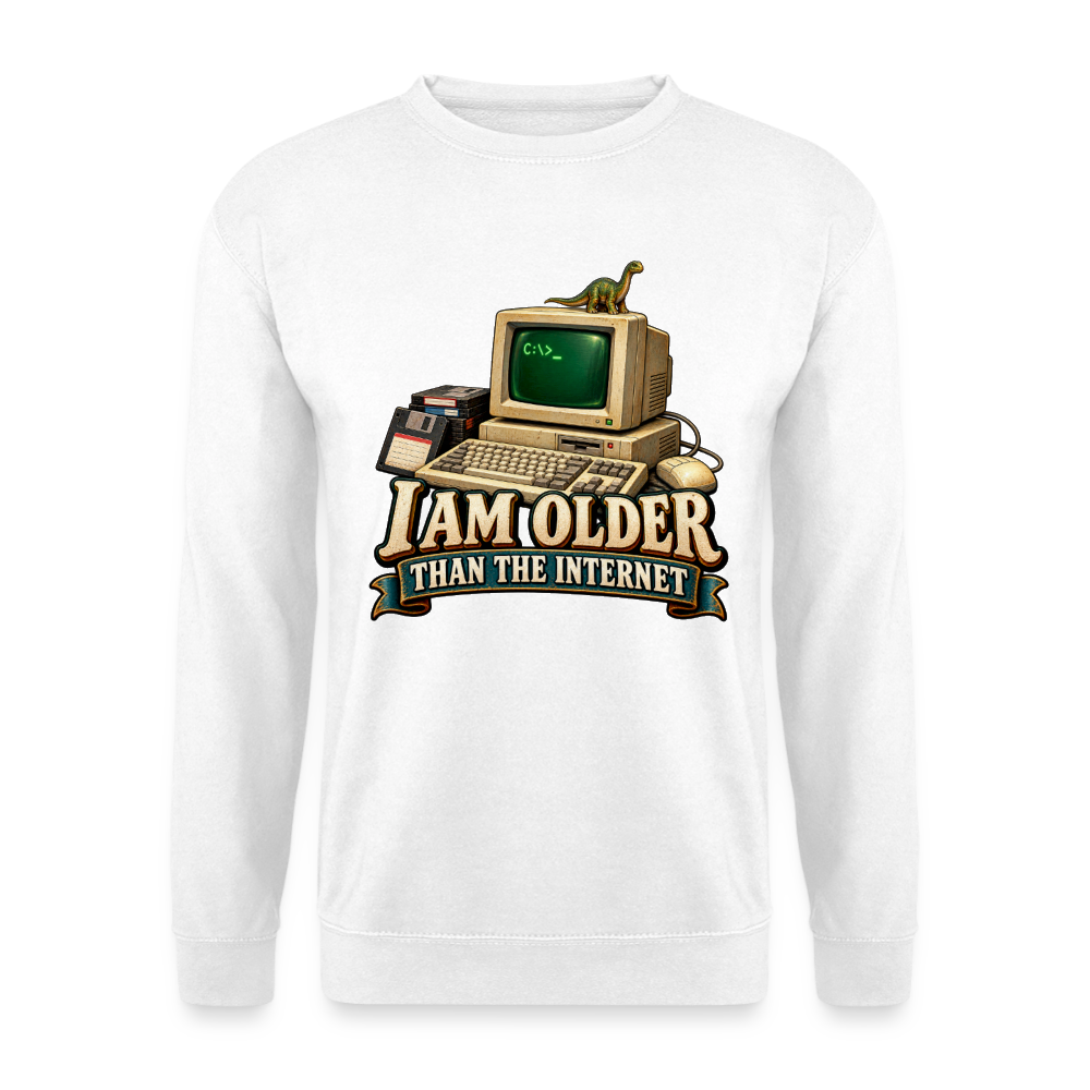 CityShirts - Sweatshirt - I am older than the internet - CS022 - hvid