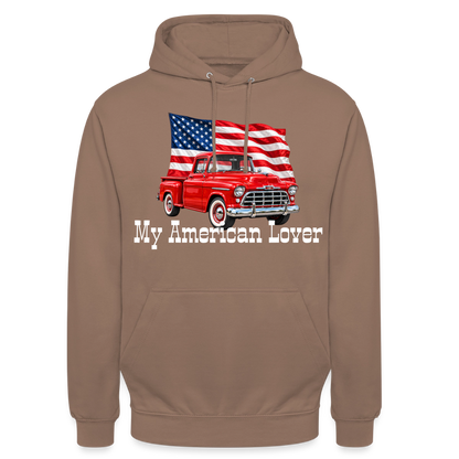 CityShirts - Hoodie - US Car - mokka