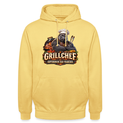 CityShirts - Hoodie - Grillchef – Uopfordrede råd frabedes - CS047 - citrongul