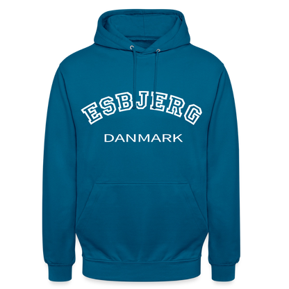 CityShirt - Hoodie - Esbjerg - dybt havblå 