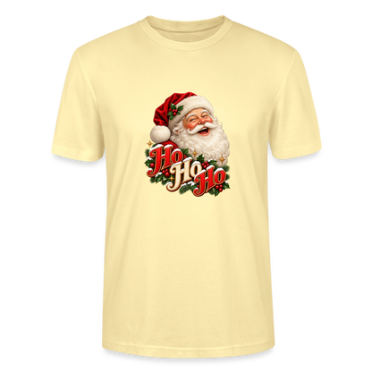CityShirts - T-shirt - Ho Ho Ho – julemandens grin - CS063 - cremefarvet