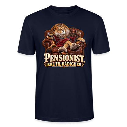 CityShirts - T-shirt - Pensionist. Ikke til rådighed. - CS030 - marineblå