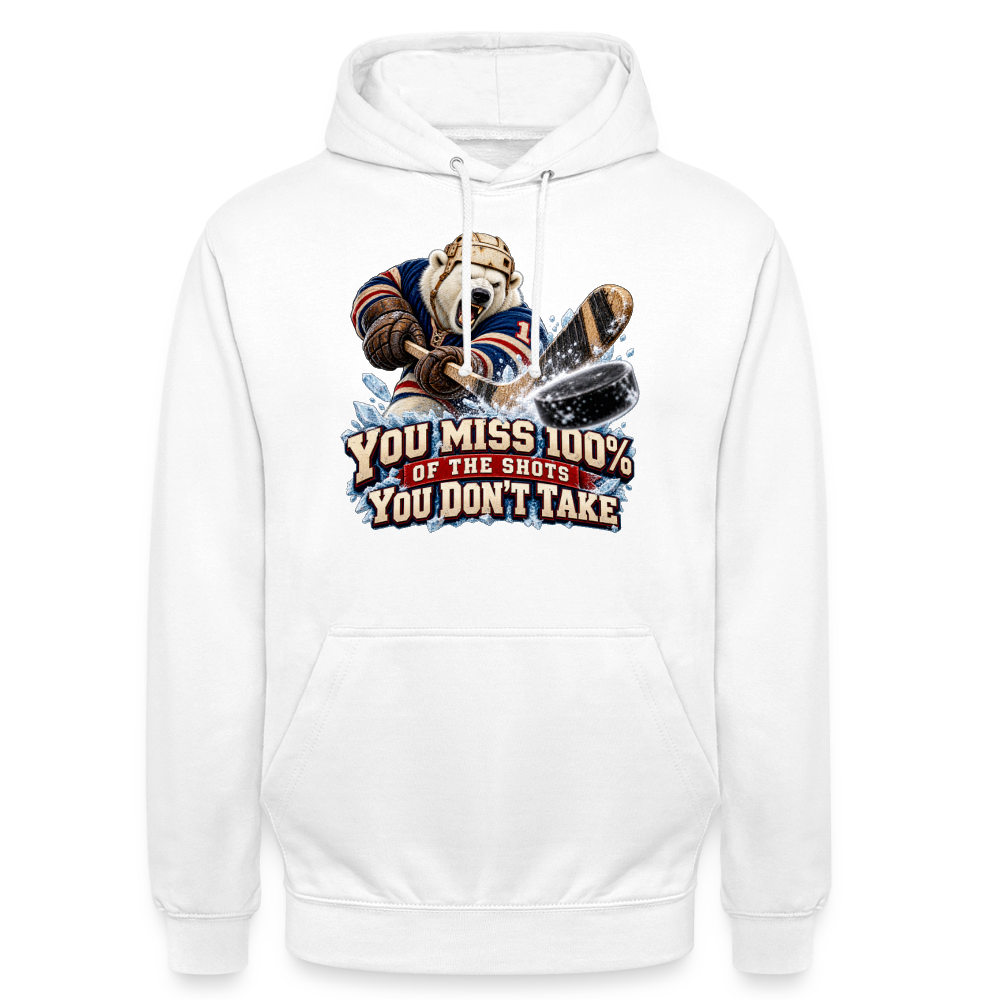 CityShirts - Hoodie - Take the shot - CS001 - hvid