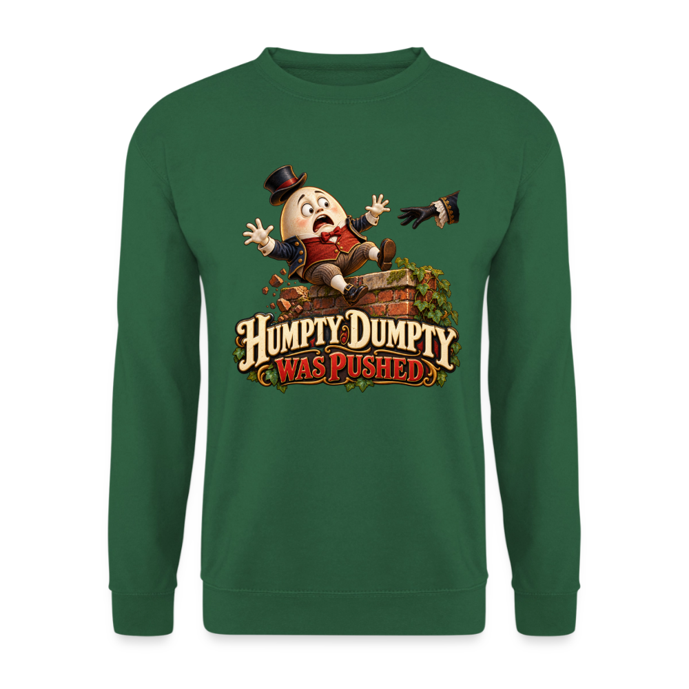 CityShirts - Sweatshirt - Humpty Dumpty was pushed - CS016 - grøn