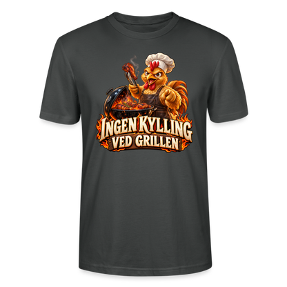 CityShirts - T-shirt - Ingen kylling ved grillen - CS054 - charcoal