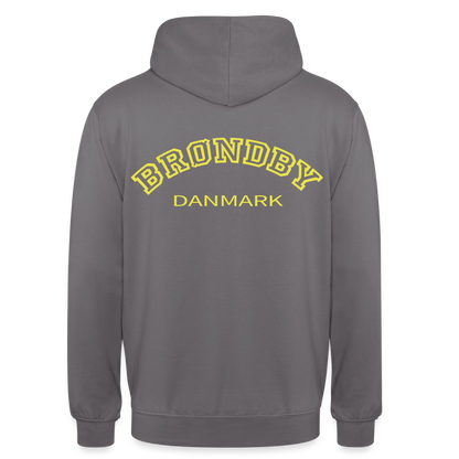 Hættetrøje unisex - Brøndby - mellemgrå