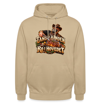 CityShirts - Hoodie - Tang i hånden – Ro i hovedet - CS050 - beige