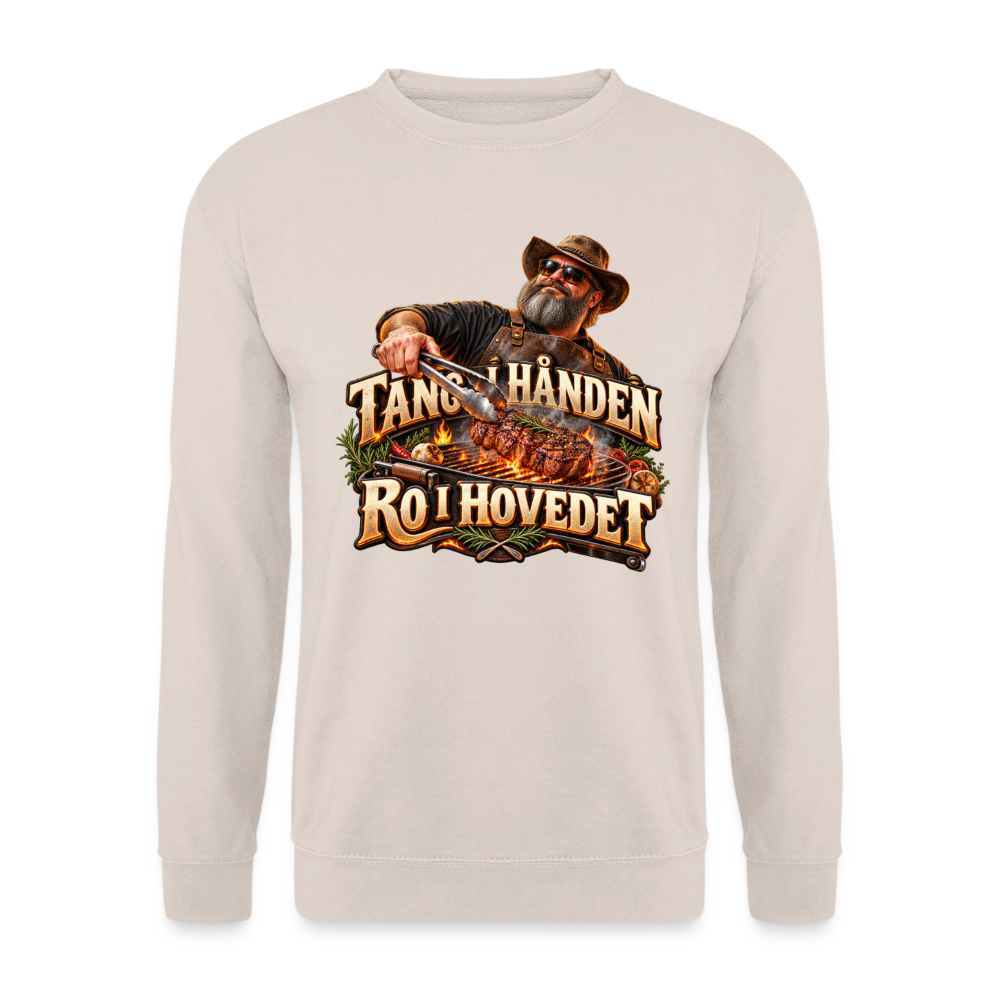 CityShirts - Sweatshirt - Tang i hånden – Ro i hovedet - CS050 - sand
