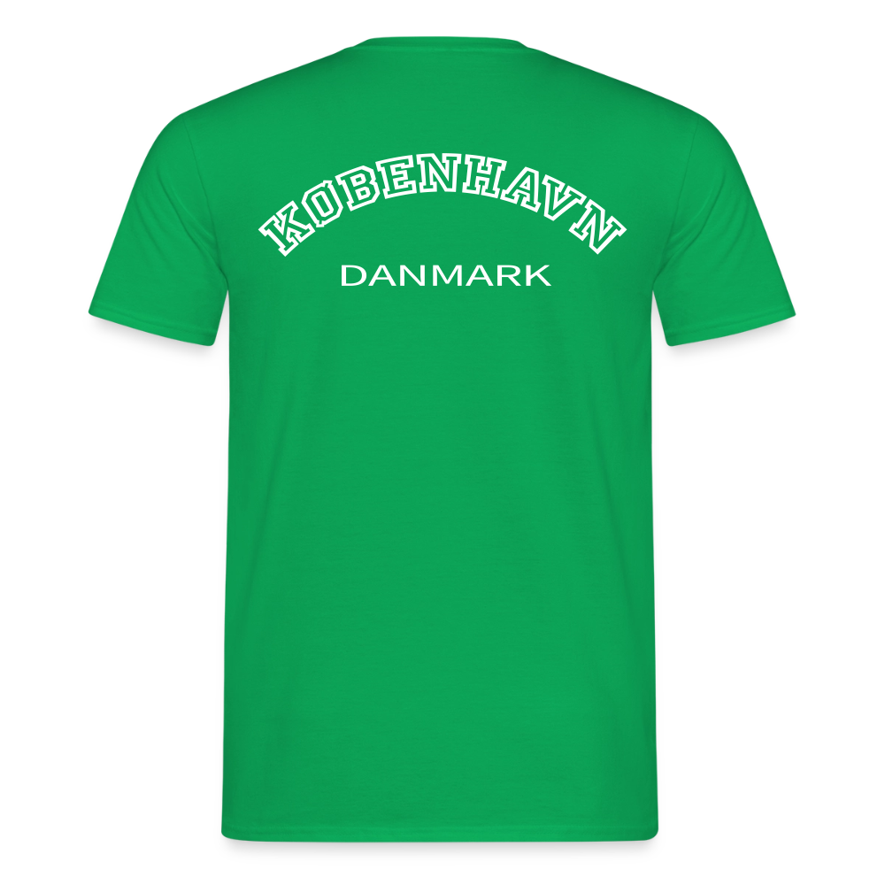 Herre-T-shirt - København - kelly grøn