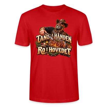 CityShirts - T-shirt - Tang i hånden – Ro i hovedet - CS050 - rød