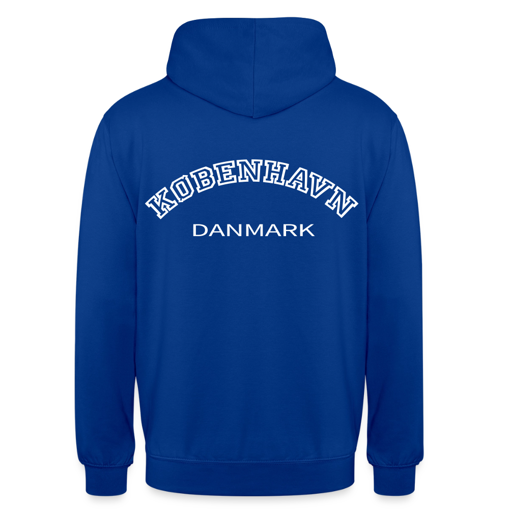 Hættetrøje unisex - København - kongeblå