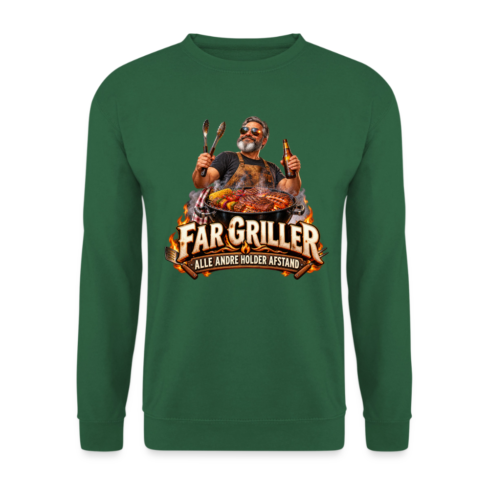 CityShirts - Sweatshirt - Far griller – Alle andre holder afstand - CS055 - grøn