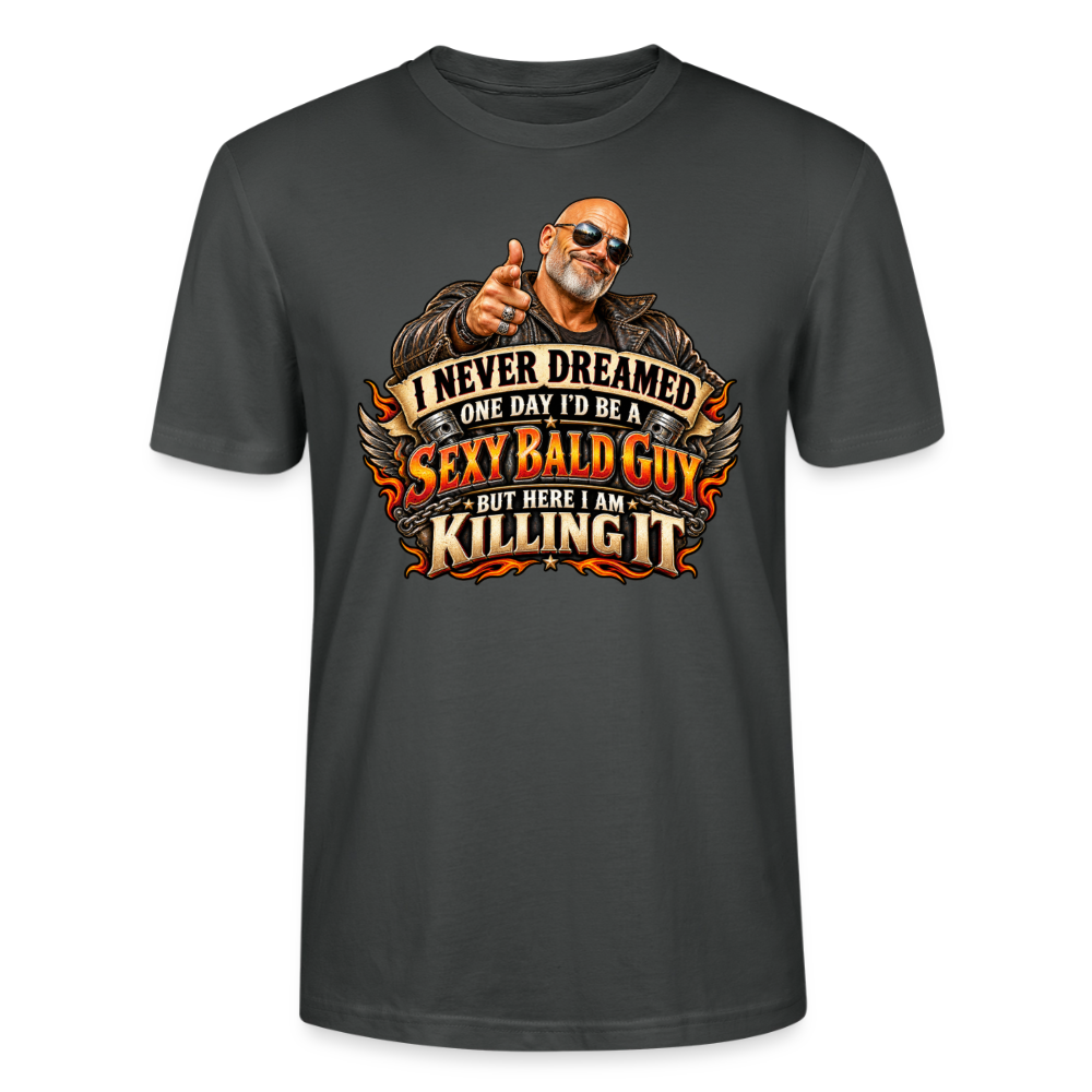 CityShirts - T-shirt - Sexy Bald Guy – Killing It - CS008 - charcoal