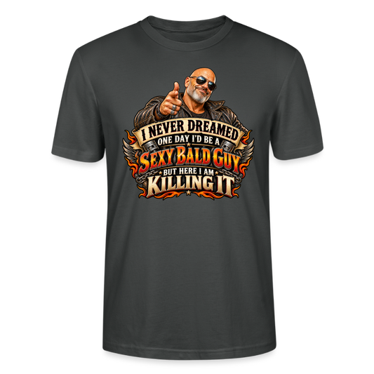 CityShirts - T-shirt - Sexy Bald Guy – Killing It - CS008 - charcoal